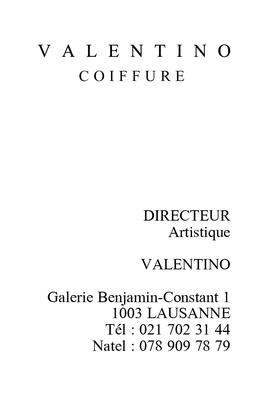 VALENTINO COIFFURE LAUSANNE PASCAL FACE A