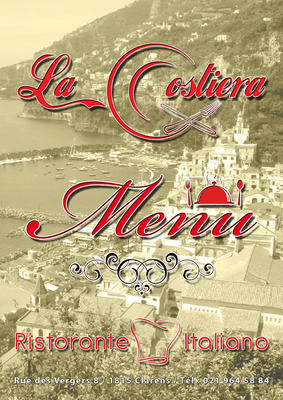 LA COSTIERA MENU PAGE 1 2