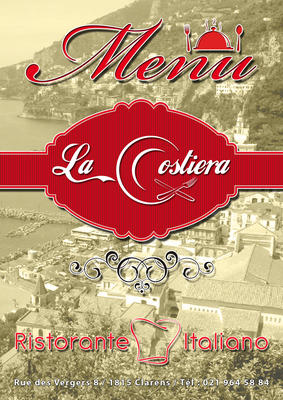 LA COSTIERA MENU PAGE 1